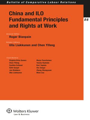 cover image of China and ILO Fundamental Principles and Rights at Work
